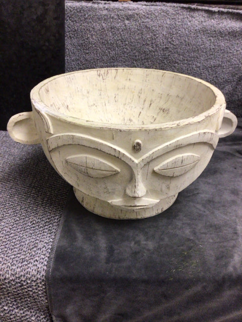 6"H African Mask Planter