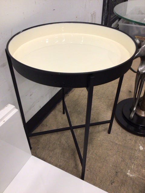 19" Round Tray Top End Table