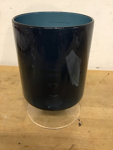 9" CB London Blue Glass Hurricane