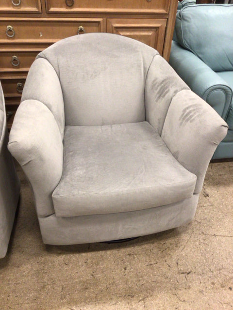 Havrtys Gabriel Graphite Grey Swivel Glider Chair