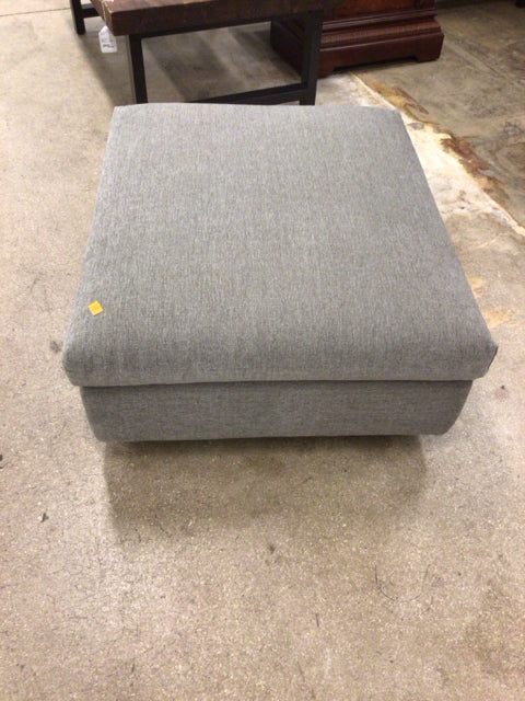 Bo Concepts Taylor Grey Fabric Storage Ottoman