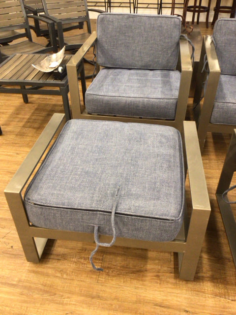 Castelle Outdoor Chair & Ottoman