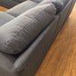 AS-IS Crate and Barrel Barrett II Sleeper 4 PC Sectional(Soiled)