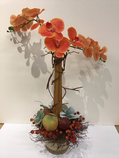Fall Florals w/Orchids & Fruit Accents