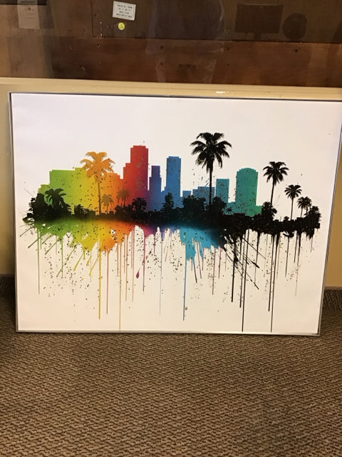 30"x40" City Art By Monika Jones