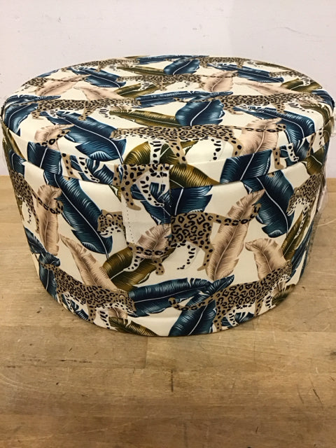 Cheetah Singer Sew & Stow Basket