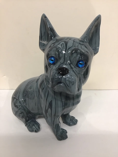 10x7 Grey Frenchie By Susan David