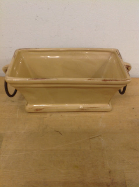 Planter- 10" Gold Ceramic