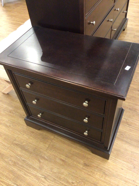 Stanley Furniture Brown Three Darwer Nightstand