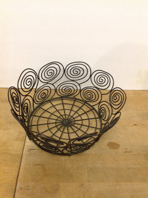 12" Metal Wire Bowl