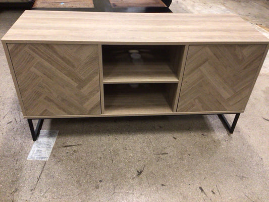 24" X 47" X 16" Nathan James Dylan Herringbone Media Cabinet