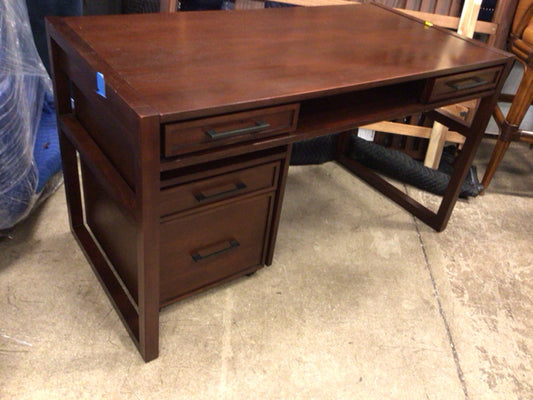 AS-IS Casana Desk & File Cabinet(Top Scratched)