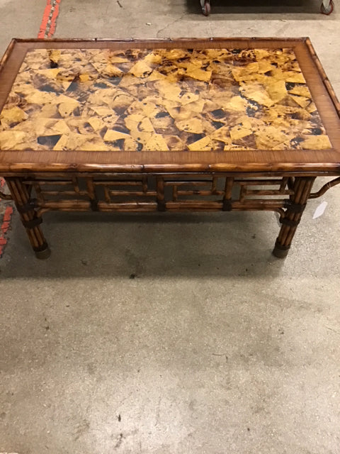 Tommy Bahama Bamboo Inlay Top Coffee Table