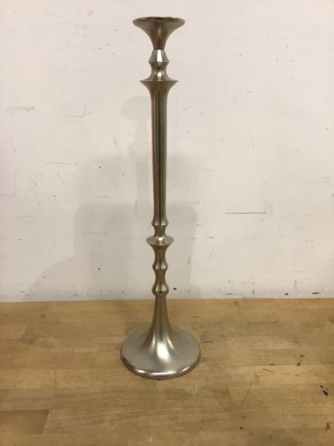 19" Silver Candle Holder