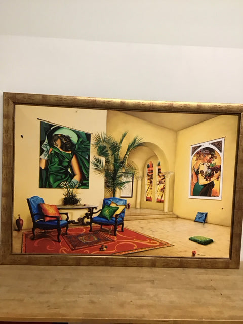 66"x46" "Magic Dreams" By Orlando Quevedo