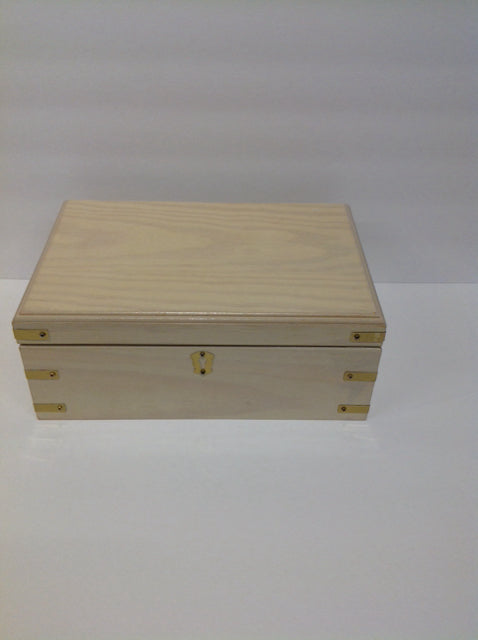 12x8 Light Wood Jewelry Box