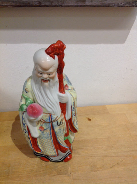 10" Asian Porcelian Man Statue