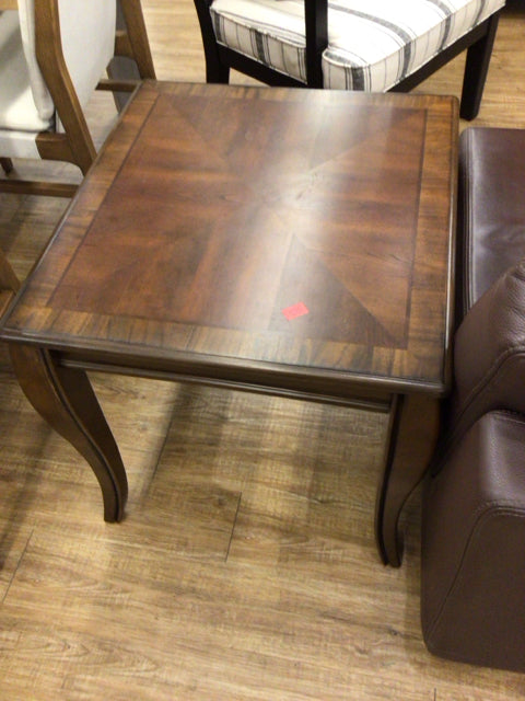 Ashley Furniture Wood Square End Table