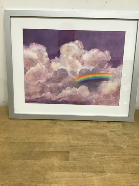 21"x17" "Purple Bliss" Watercolor By Kseniia Yeromenko