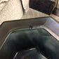 10 1/2" AS-IS Guaxs Cubistic Dark Blue Indigo Glass Vase(Knicks In Rim)