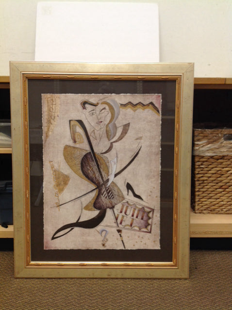 31.5"x38" Framed "Evening Serenade" Liz Jardine