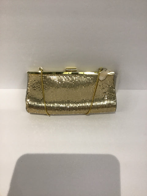 Steve Madden Gold Mesh Evening Clutch