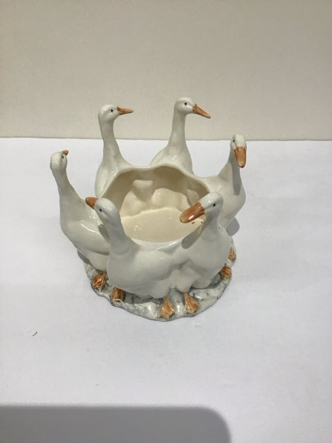 Ceramic Circle of Geese Planter