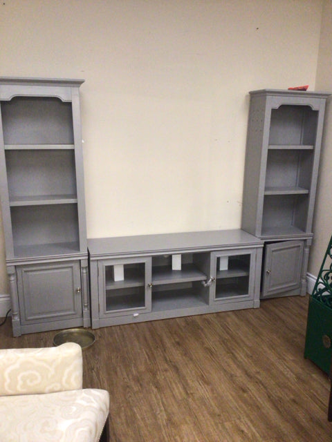 Coleman Virginia Grey Console/2 Towers
