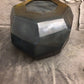 10 1/2" AS-IS Guaxs Cubistic Dark Blue Indigo Glass Vase(Knicks In Rim)