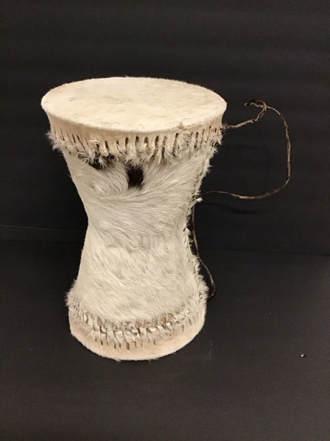 12" Handcrafted Drum w/Cowhide Leather