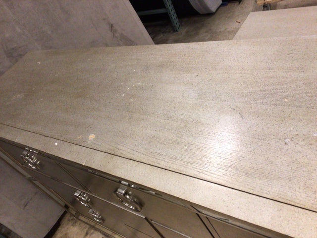 AS-IS Macys Ailey Dresser W/Mirror(Top Damage)