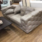 AS-IS Roberto Cavalli Home Interiors Leather Sofa W/4 Pillows