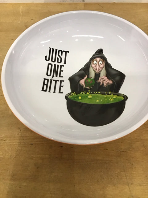 12" "Just One Bite" Witch Bowl