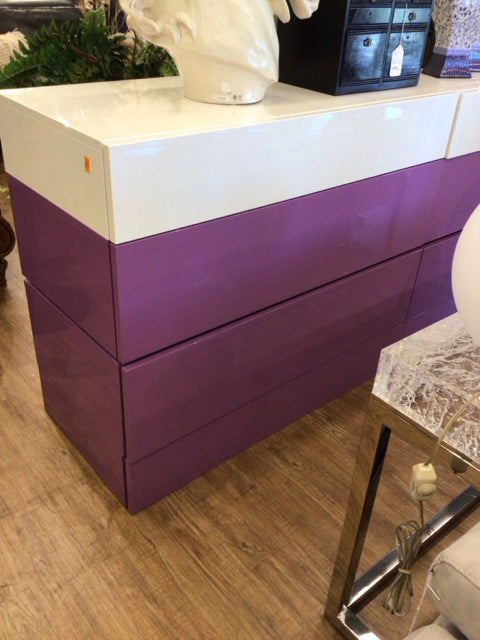 Pianca Spazio Purple & White Dresser