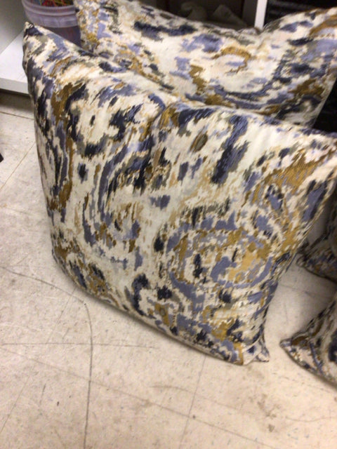 Blue & Gold Pillow