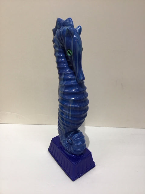 6x16 Blue Seahorse By Susan David