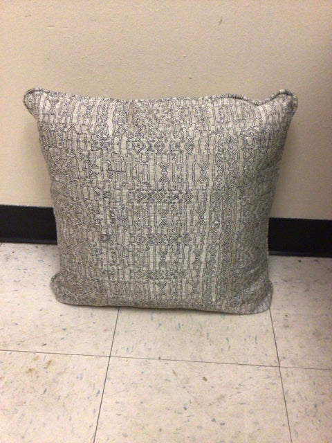 Grey Pattern Pillow