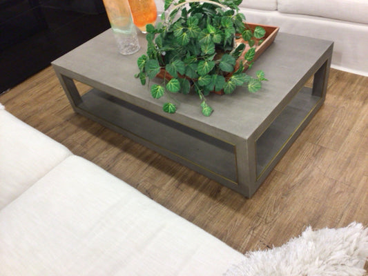 RH Cela Shagreen Coffee Table