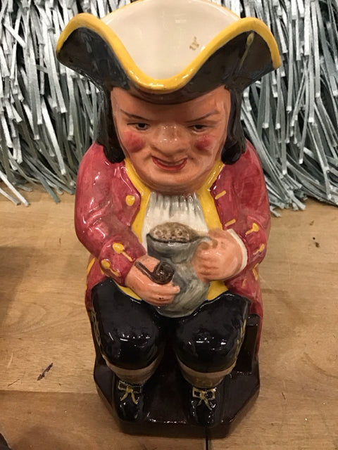 8" Ridgeway Sterling Ceramic Toby Mug