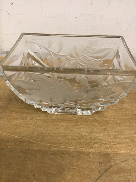 4" Elizabeth Muhlhofer Etched Glass Bowl