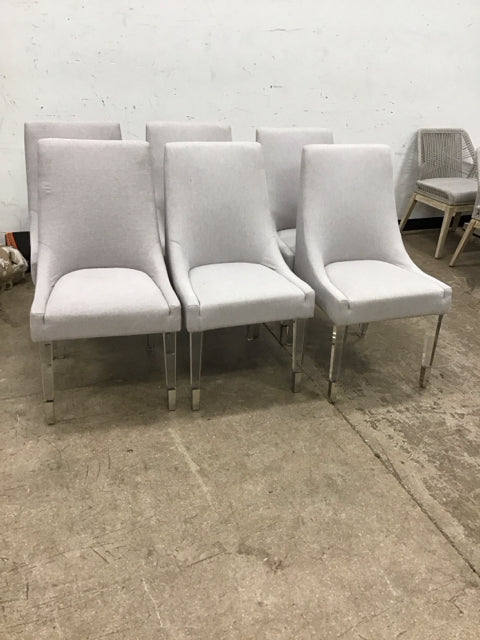 Set/6 Safavieh Couture De Luca Dining Chairs