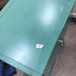 AS-IS Safavieh Green Wood One Drawer Nightstand(Top Dmg/Knicks)
