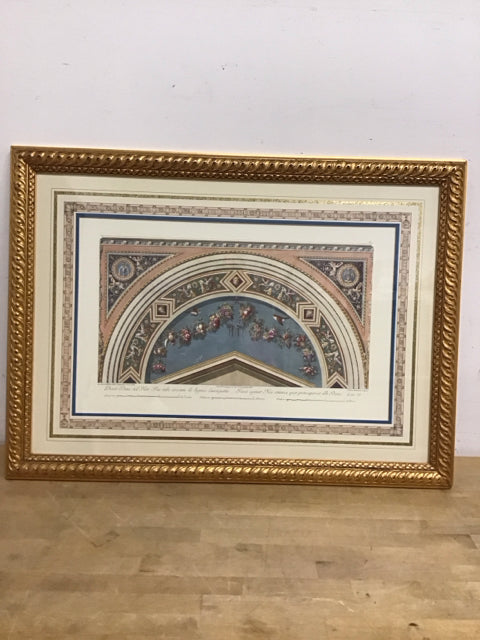 36"x26" "Logge Di Rafaele Nel Vaticano" By Raphael Print