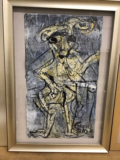 24"x17" Dancing Man COA Alexander Gore