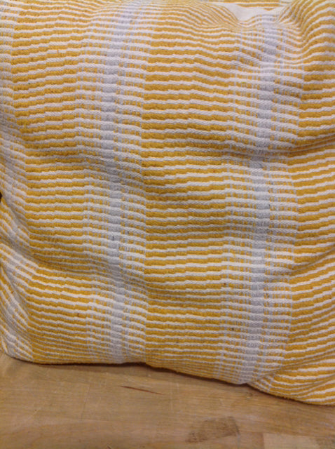 Pillow- 18" Gold & Grey