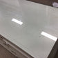 61" X 16 1/2" AS-IS HomeleganceGlass Top Zandra Eight Drawer Dresser