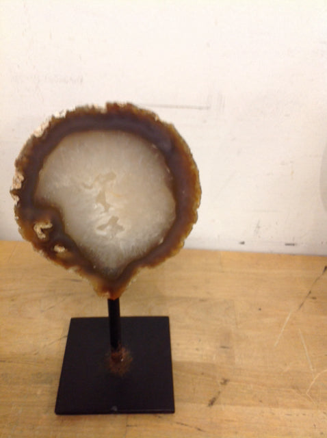 10 Geode Stone On Stand