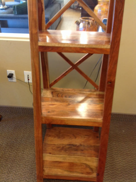 Wood 4 Shelf Display Stand