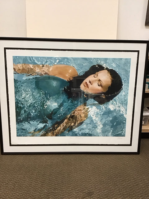 52x42 Framed "Kim Floating" Maddox Signed 12/250