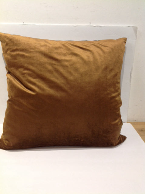 Brown Velour Pillow
